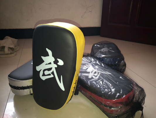 Punching Bag Boxing Pad Sandbag Fitness Taekwondo PU Leather Training Gear Muay Thai Foot Target