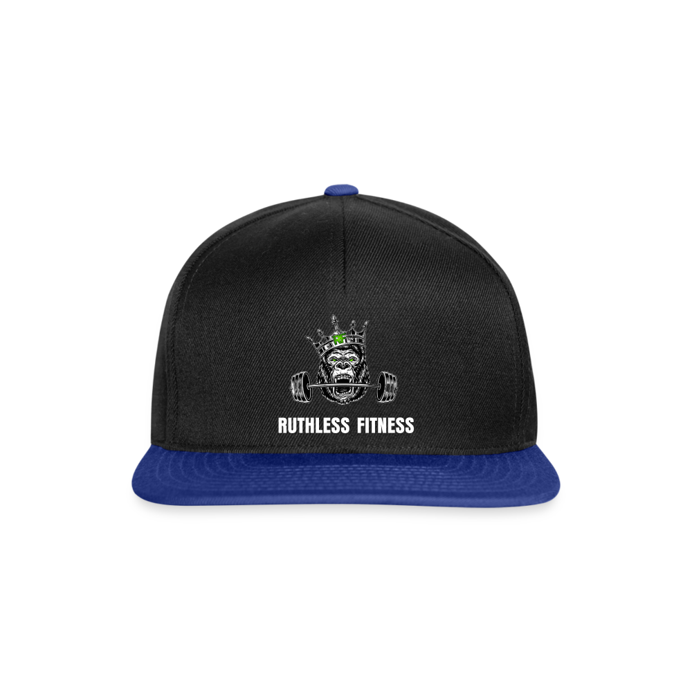 Snapback Cap - black/bright royal