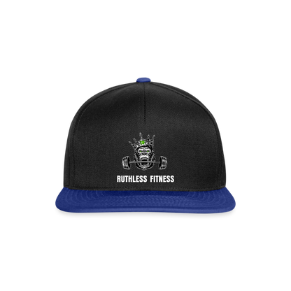 Snapback Cap - black/bright royal