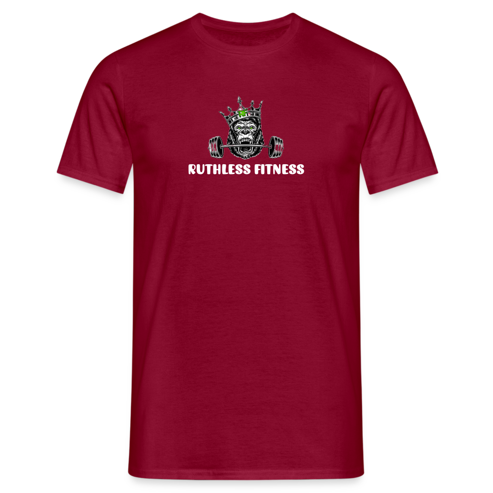 Men's Ruthless Fitness T-Shirt - brick red