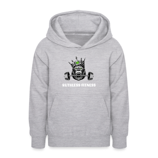 Ruthless Fitness Teen Hoodie - light heather grey