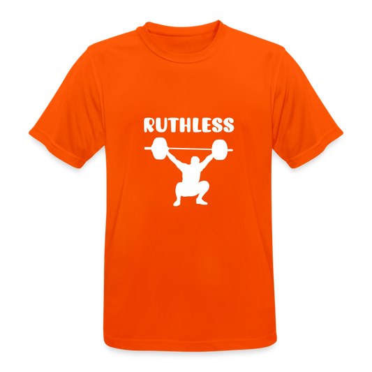 Ruthless Men’s Breathable T-Shirt - neon orange