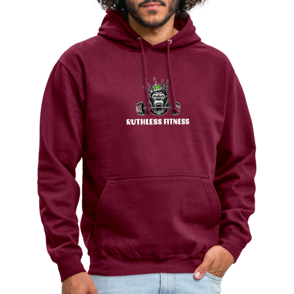 Ruthless Fitness Unisex Hoodie - bordeaux