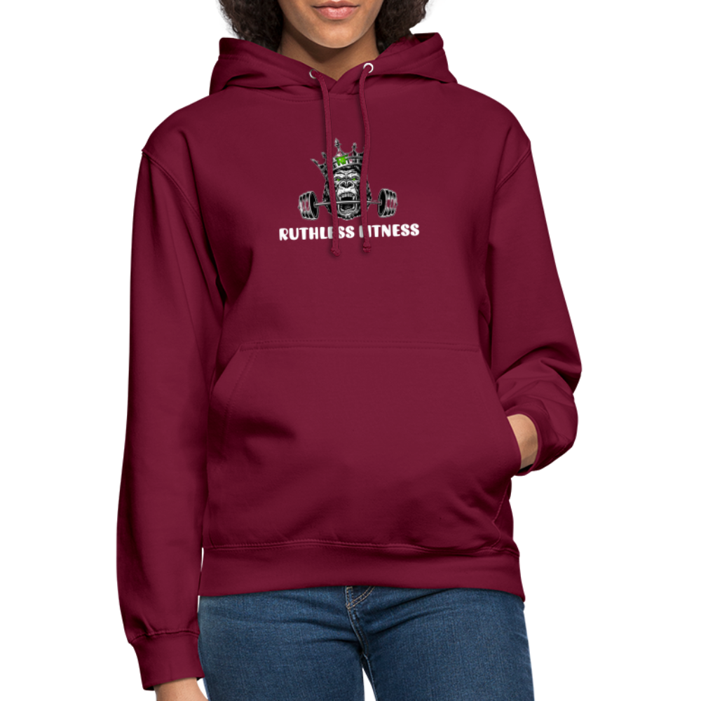 Ruthless Fitness Unisex Hoodie - bordeaux