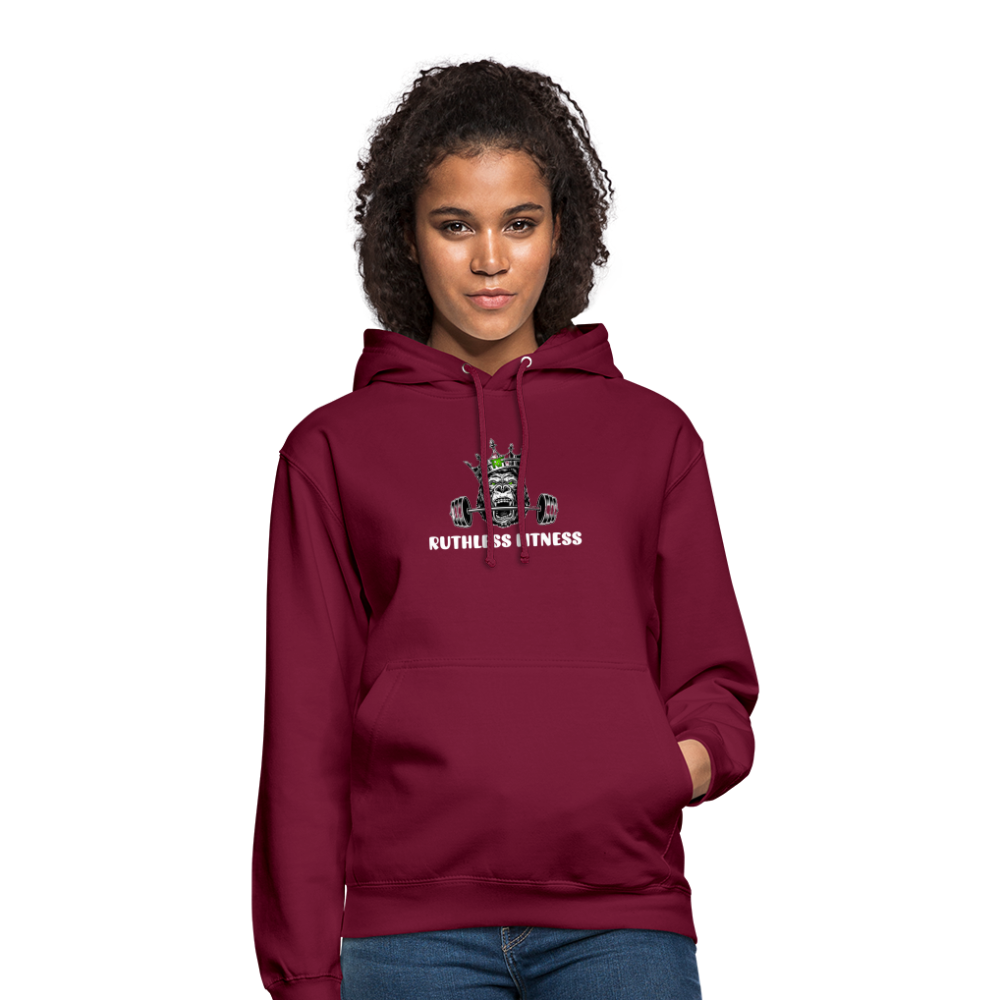 Ruthless Fitness Unisex Hoodie - bordeaux