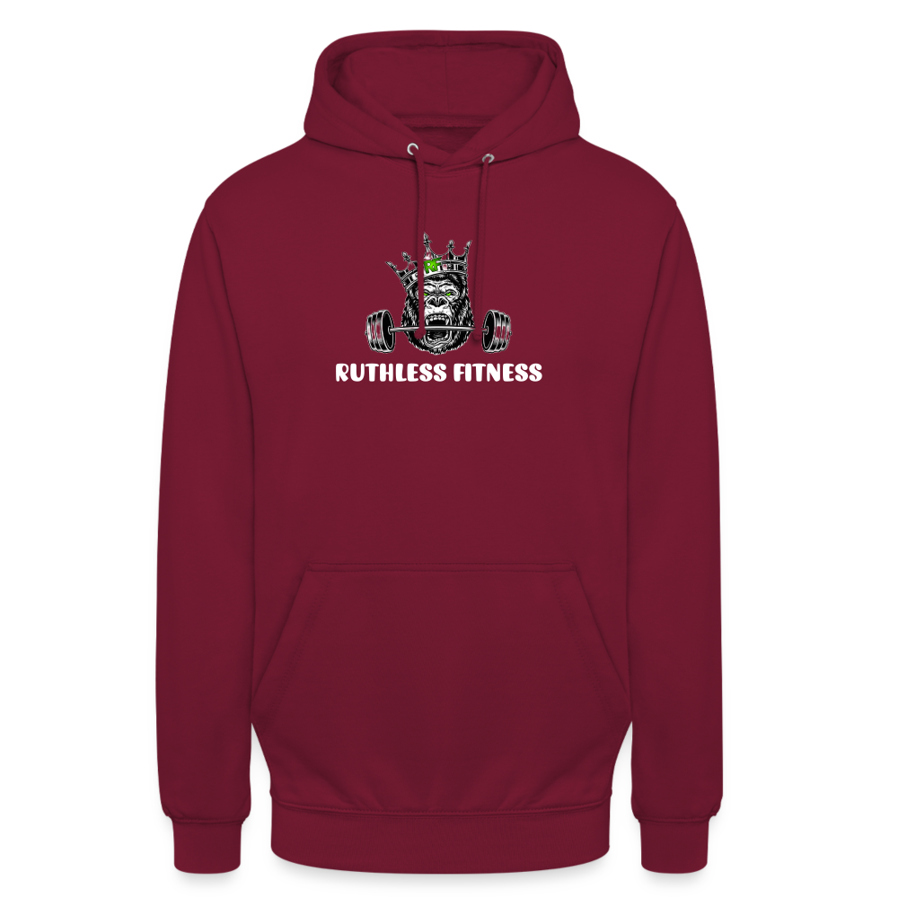 Ruthless Fitness Unisex Hoodie - bordeaux