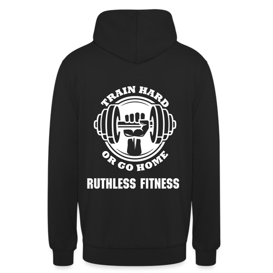 Train Hard Unisex Hoodie - black